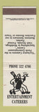 Matchbook Cover - Entertainment Caterers Perth Australia