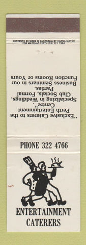 Matchbook Cover - Entertainment Caterers Perth Australia