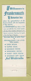 Matchbook Cover - Bavarian Inn Frankenmuth MI