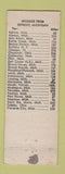 Matchbook Cover - Phillips Road Oiling Service Dearborn MI WEAR