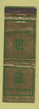 Matchbook Cover - The Recess Fisher Building Detroit MI WEAR