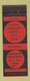 Matchbook Cover - Assid's Grocery Lansing MI Liquor