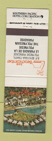 Matchbook Cover - Tahiti Beachcomber Hotel