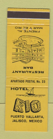 Matchbook Cover - Hotel Rio Puerto Vallarta Mexico