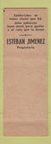 Matchbook Cover - Restaurante El Portal Guatemala
