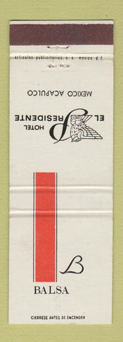 Matchbook Cover - Hotel El Presidente Balsa Acapulco Mexico