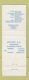 Matchbook Cover - Astir Hotel Greece