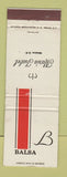 Matchbook Cover - Maria Isabel Balsa Mexico DF