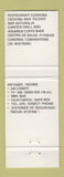 Matchbook Cover - Hotel Andalucia Plaza Casino Costa Del Sol Spain