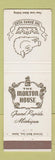 Matchbook Cover - Morton House Grand Rapids MI Boar's Head