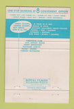 Matchbook Cover - Long Island Trust Company Garden City LI NY 40 Strike