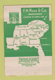 Matchbook Cover - FH Ross Company Atlanta GA PRINTING ERROR 40 Strike