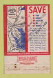 Matchbook Cover - SS Princess Anne Pocahontas cruise  40 Strike