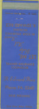 Matchbook Cover - R Edward Rice Insurance