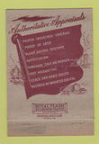 Matchbook Cover - Appraisal Service Company Minneapolis MN 40 Strike