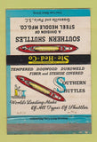 Matchbook Cover - Southern Shuttles Greenville Paris SC WEAR 40 Strike