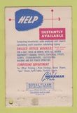 Matchbook Cover - Workman Temp Employement WEAR 40 Strike