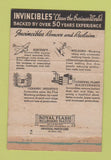 Matchbook Cover - Invincible Vacuum Cleaners Kansas City MO 40 Strike