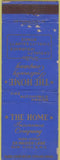 Matchbook Cover - The Home Insurance Co New York CREASE