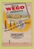 Matchbook Cover - Weco Well Equipment Houston TX 40 Strike