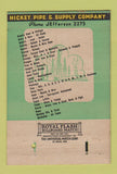 Matchbook Cover - Hickey Pipe and Supply Los Angeles Brea CA 40 Strike
