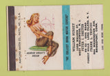 Matchbook Cover Match Collectors Bridgeport CT Long Island pinup WEAR 40 Strike