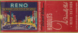 Matchbook Cover - Harold's Reno NV BOBTAIL