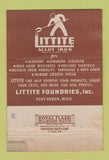 Matchbook Cover - Little Alloy Iron Castings Port Huron MI WEAR 40 Strike