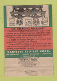 Matchbook Cover - Bartlett Trailers Trucking Chicago IL 40 Strike