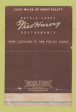 Matchbook Cover - Fred Harvey Cowboy Brown 40 Strike