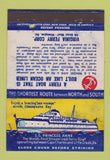 Matchbook Cover - Virginia Ferry Company SS Princess Ann Wilmington DE 40 Strike