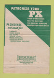 Matchbook Cover - Fort Knox Armored Center PX KY 40 Strike