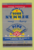 Matchbook Cover - Berman Bros Iron Metal Birmingham AL 40 Strike
