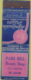 Matchbook Cover - Park Hill Beauty Shop Denver CO girlie CREASE