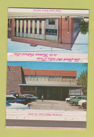 Matchbook Cover - Tower Grove Bank Trust St Louis MO 40 Strike