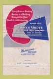 Matchbook Cover - Tower Grove Bank Trust St Louis MO 40 Strike