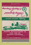 Matchbook Cover - Eureka Welding Equipment Detroit MI 40 Strike