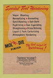 Matchbook Cover - Standard Steel Treating Detroit MI 40 Strike