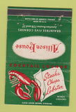 Matchbook Cover - Allison House WEAR 40 Strike