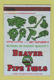 Matchbook Cover - Beaver Pipe Tools Warren OH WEAR 40 Strike