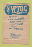 Matchbook Cover - WTOC TV Savannah GA 1958 40 Strike