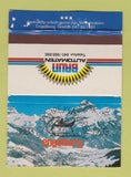 Matchbook Cover - Engelberg 1983 Brun Autmaten WEAR 40 Strike