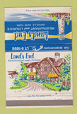 Matchbook Cover - Land's End Restaurant Sayville NY 40 Strike