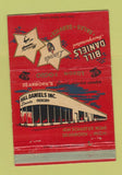 Matchbook Cover - Bill Daniel's Lincoln Mercury Dearborn MI 40 Strike