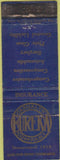Matchbook Cover - Eureka Insurance Co WORN Newark NJ Pikeville KY