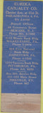 Matchbook Cover - Eureka Insurance Co WORN Newark NJ Pikeville KY