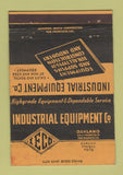 Matchbook Cover - Industrial Equipment Oakland San Francsico CA WEAR 40 Strike