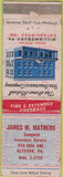 Matchbook Cover - James Mather Insurance Altoona PA WORN