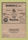 Matchbook Cover - Bearings Inc Camden NJ Reading PA Philadelphia 40 Strike