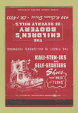 Matchbook Cover - Children's Bootery Beverly Hills CA shoes  40 Strike